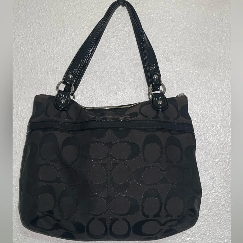 Coach black signature Women's Bag